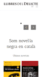 Mobile Screenshot of llibresdeldelicte.com